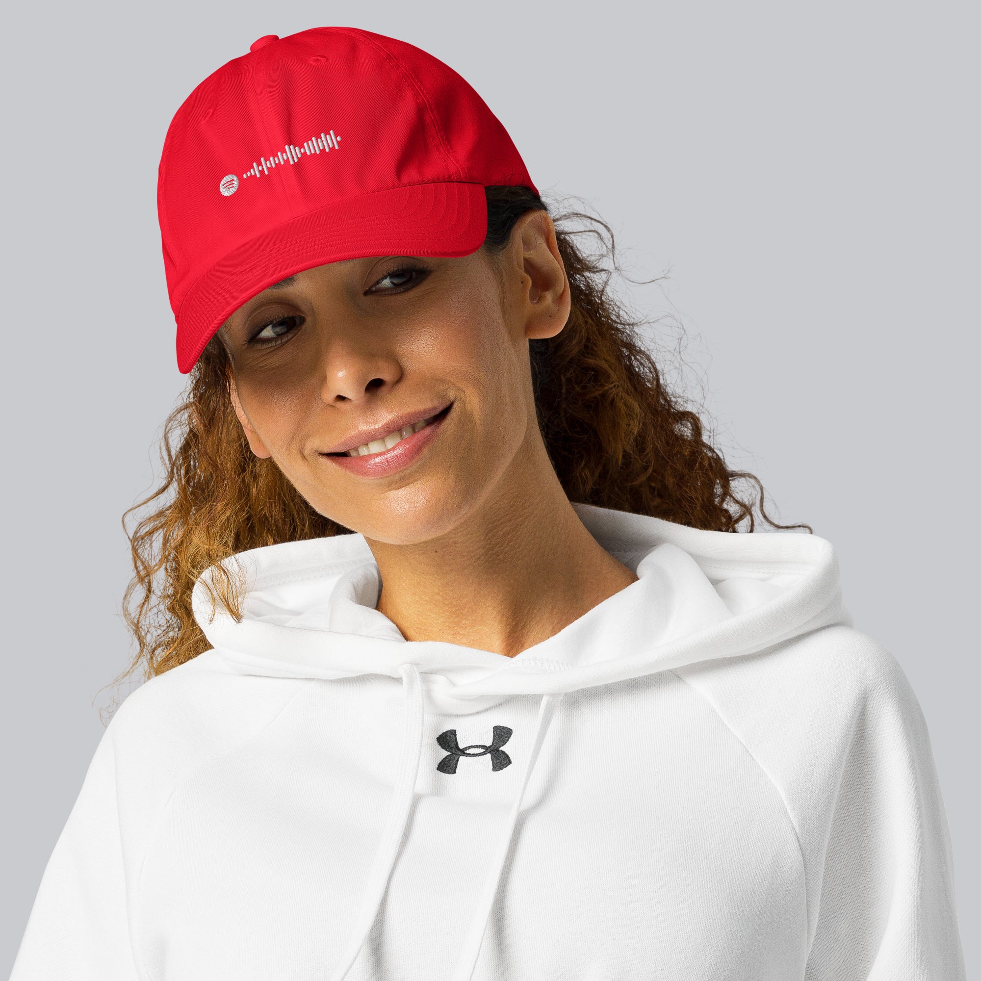 Under Armour Sport Cap Red Custom Music Code