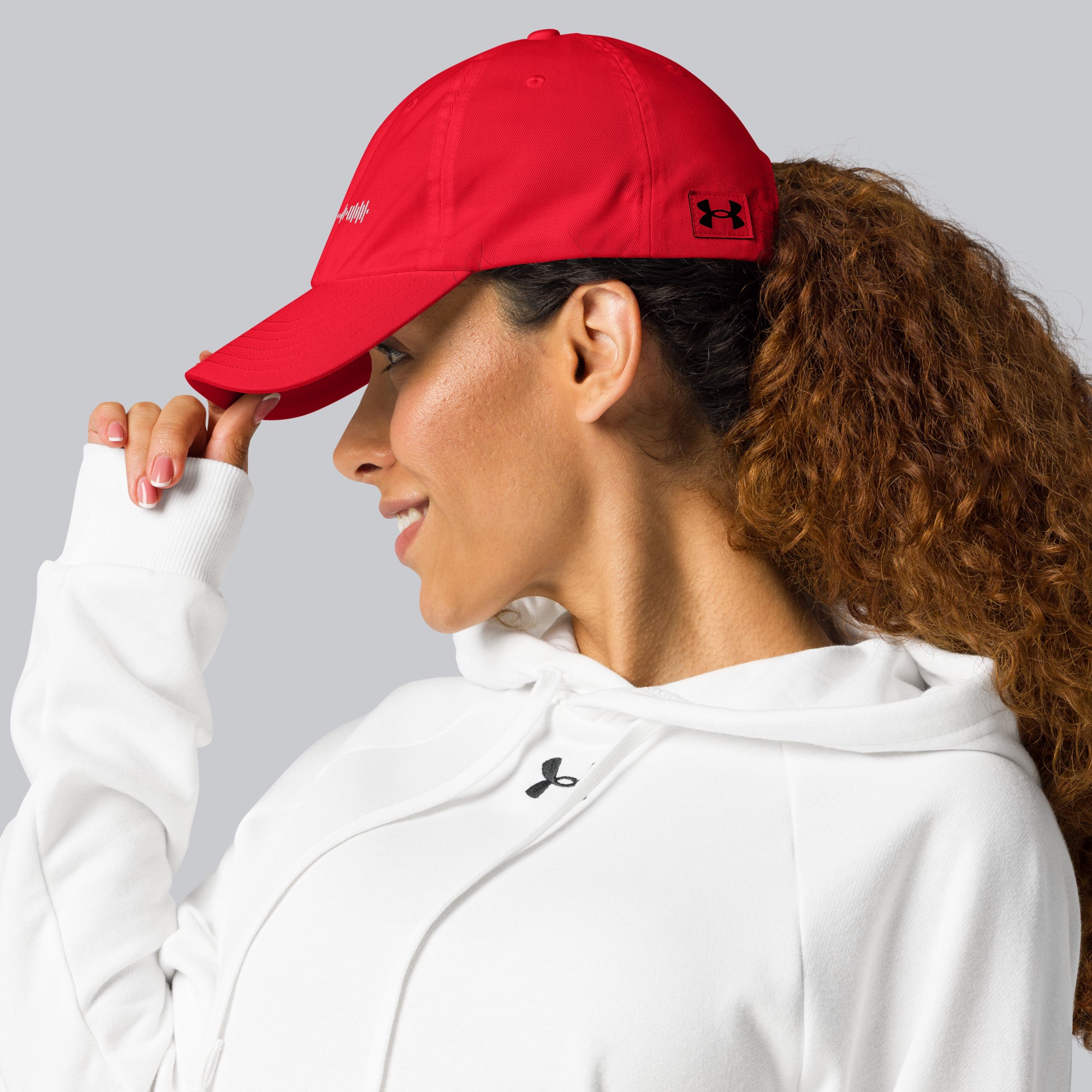 Under Armour Sport Cap Red Custom Music Code