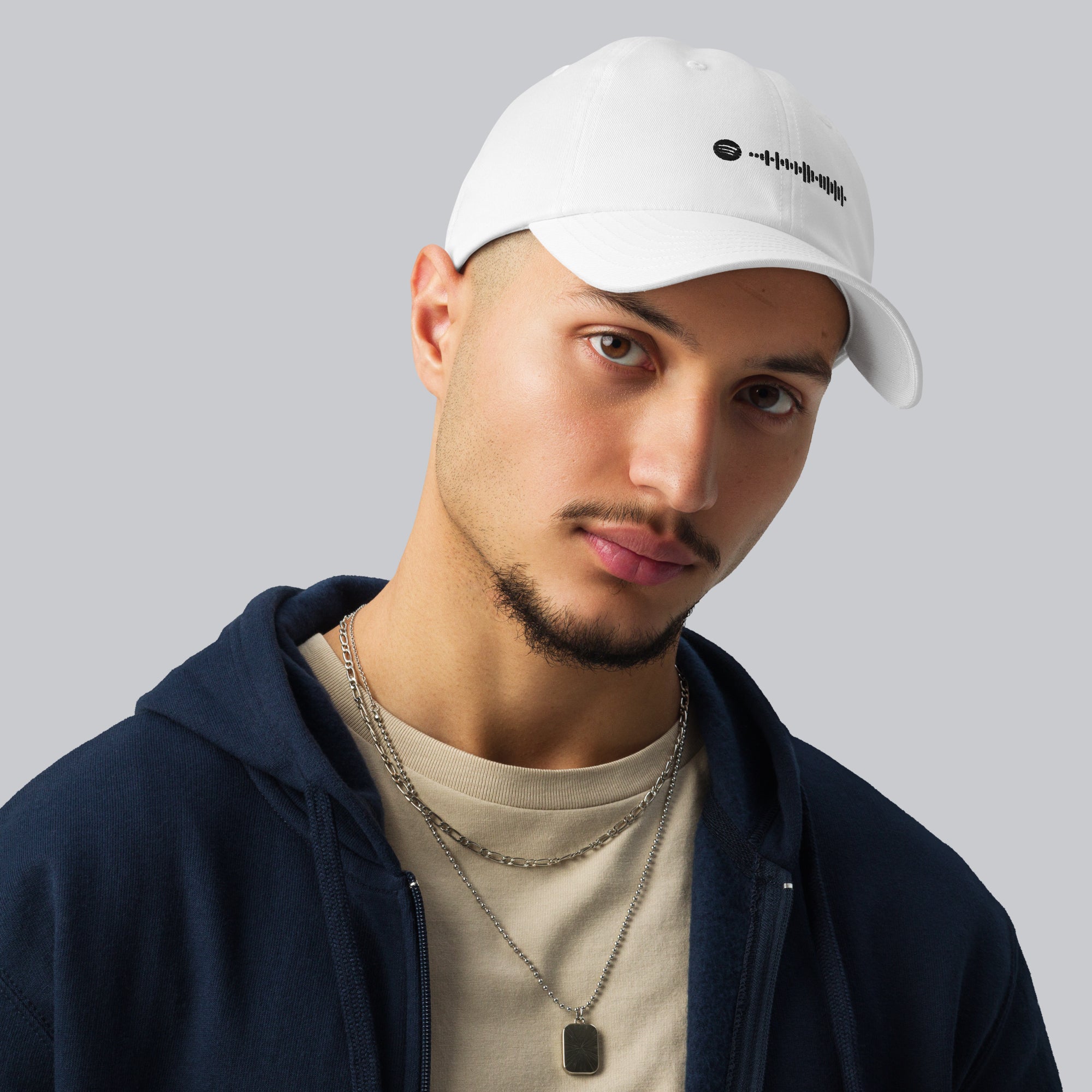 Under Armour Sport Cap White Custom Music Code