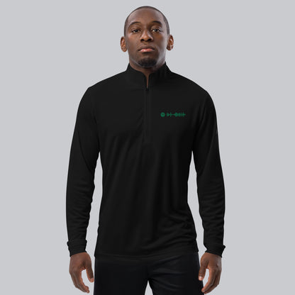 Adidas Zip Sweather Black with custom Music Code of your favorite song
