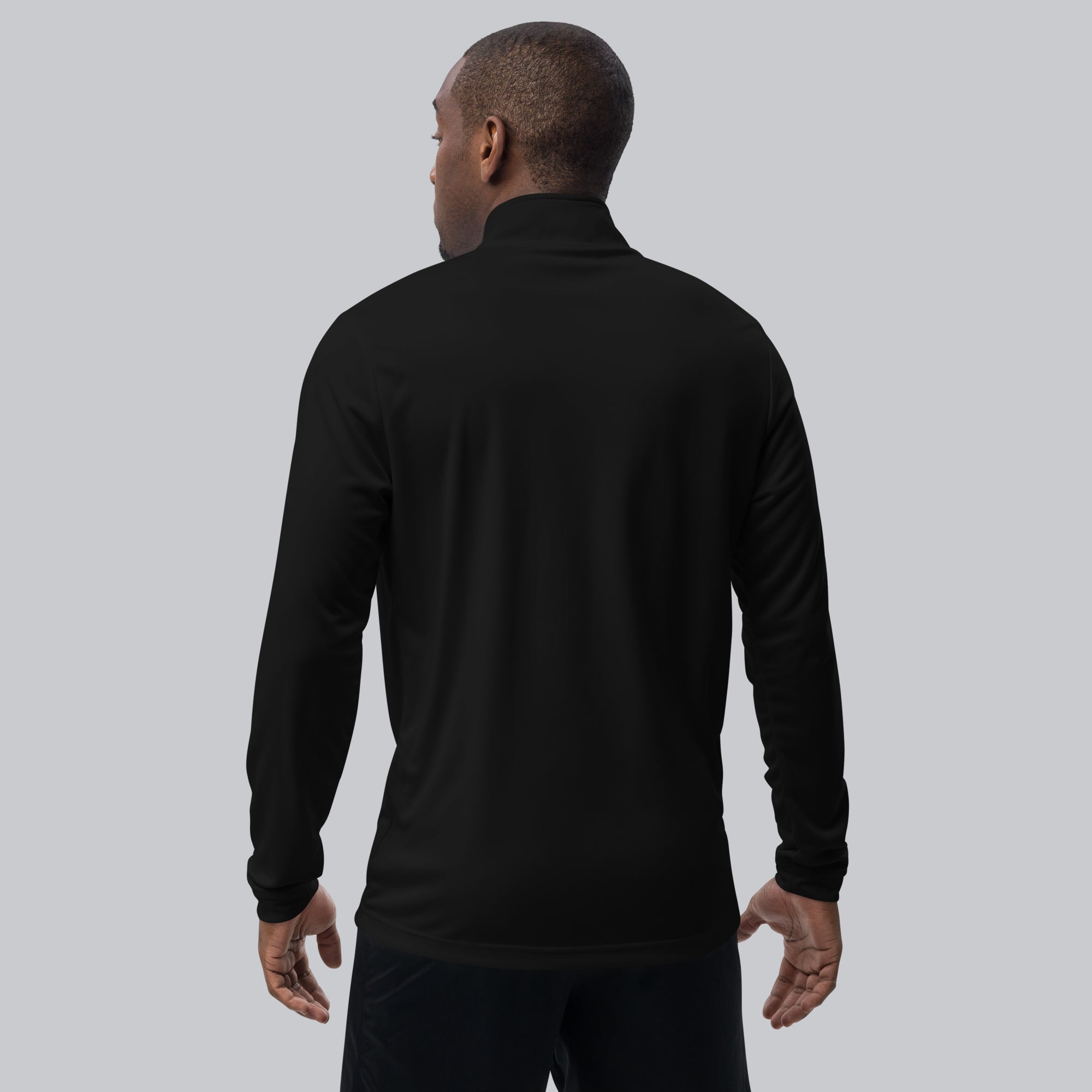 Adidas Zip Sweather Black with custom Music Code of your favorite song