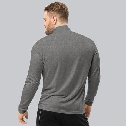 Adidas Zip Sweather Grey with custom Music Code of your favorite song