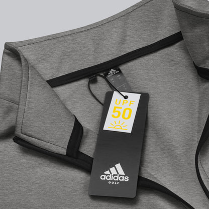 Adidas Zip Sweather Grey with custom Music Code of your favorite song