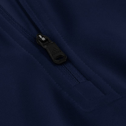 Adidas Zip Sweather Navy with custom Music Code of your favorite song