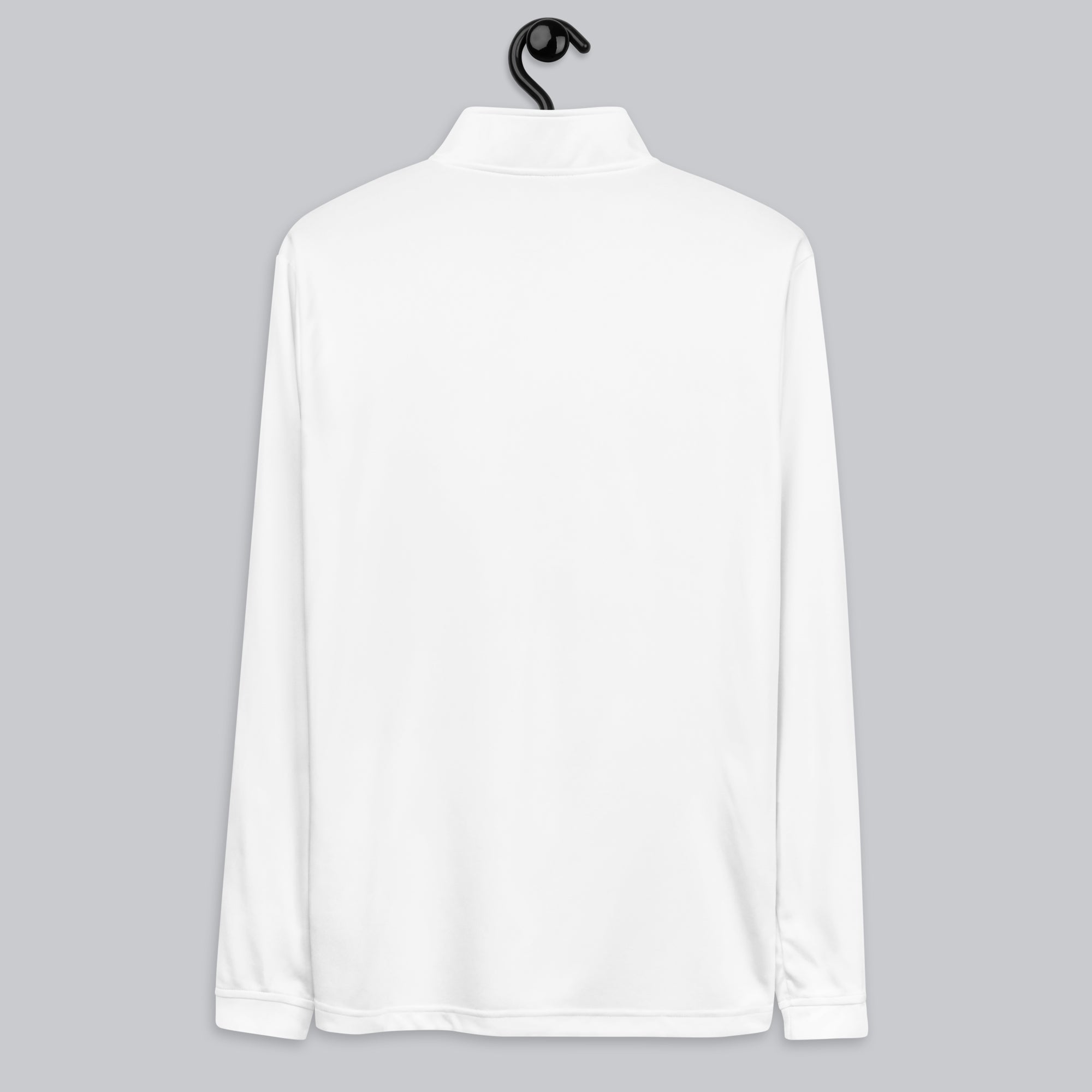 Adidas Zip Sweather White with custom Music Code of your favorite song