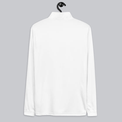 Adidas Zip Sweather White with custom Music Code of your favorite song