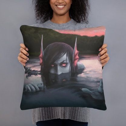 Evil Mermaid Pillow
