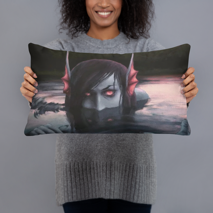 Evil Mermaid Pillow