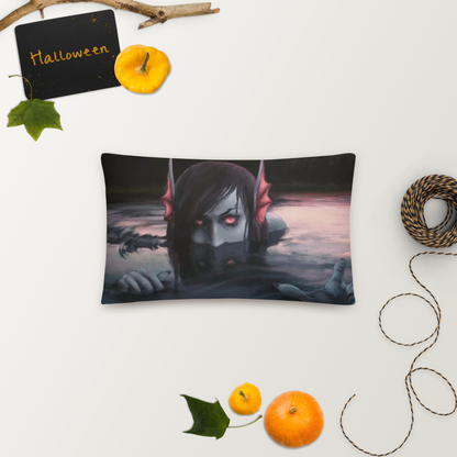 Evil Mermaid Pillow