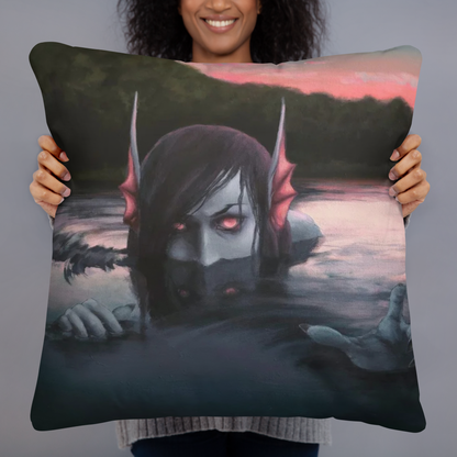 Evil Mermaid Pillow