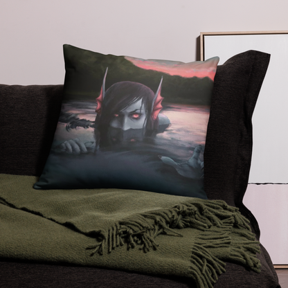 Evil Mermaid Pillow