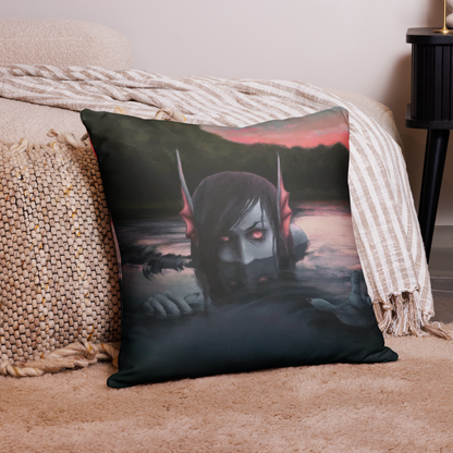 Evil Mermaid Pillow
