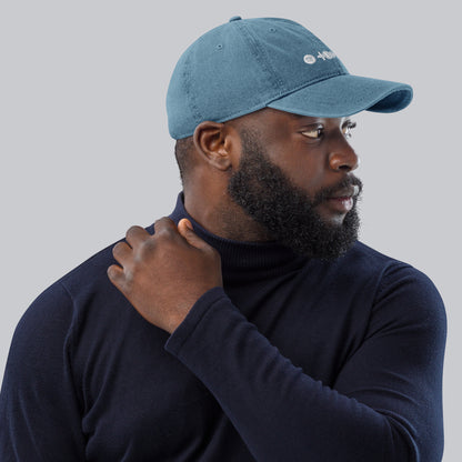 Music Code Custom Denim Hat Black
