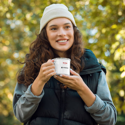 Enamel Mug with custom Music Code of your song