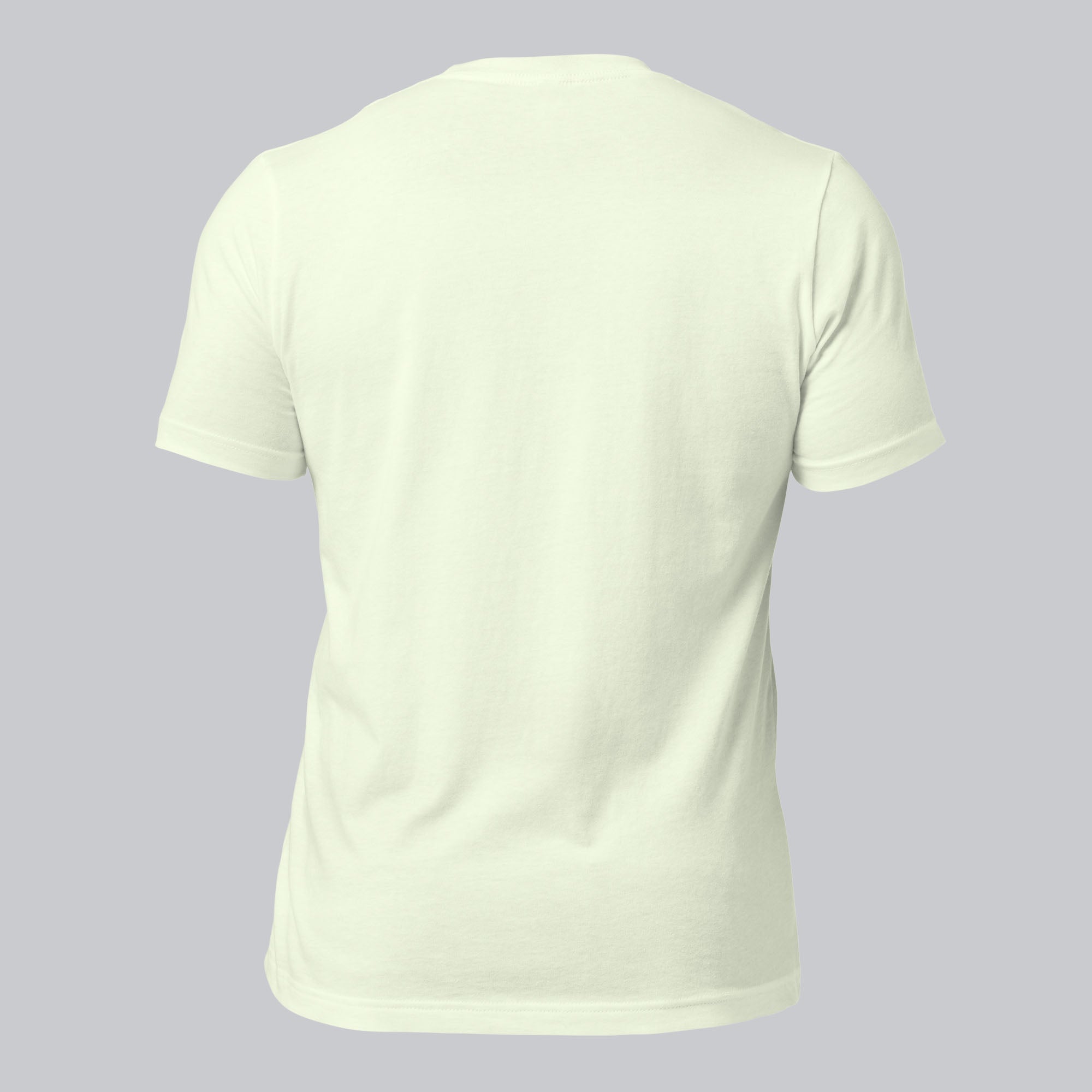 Light yellow unisex tshirt with custom music code