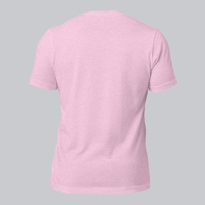 Lilac unisex tshirt with custom music code