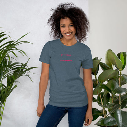 Dark grey Tshirt with printed custom music code and text