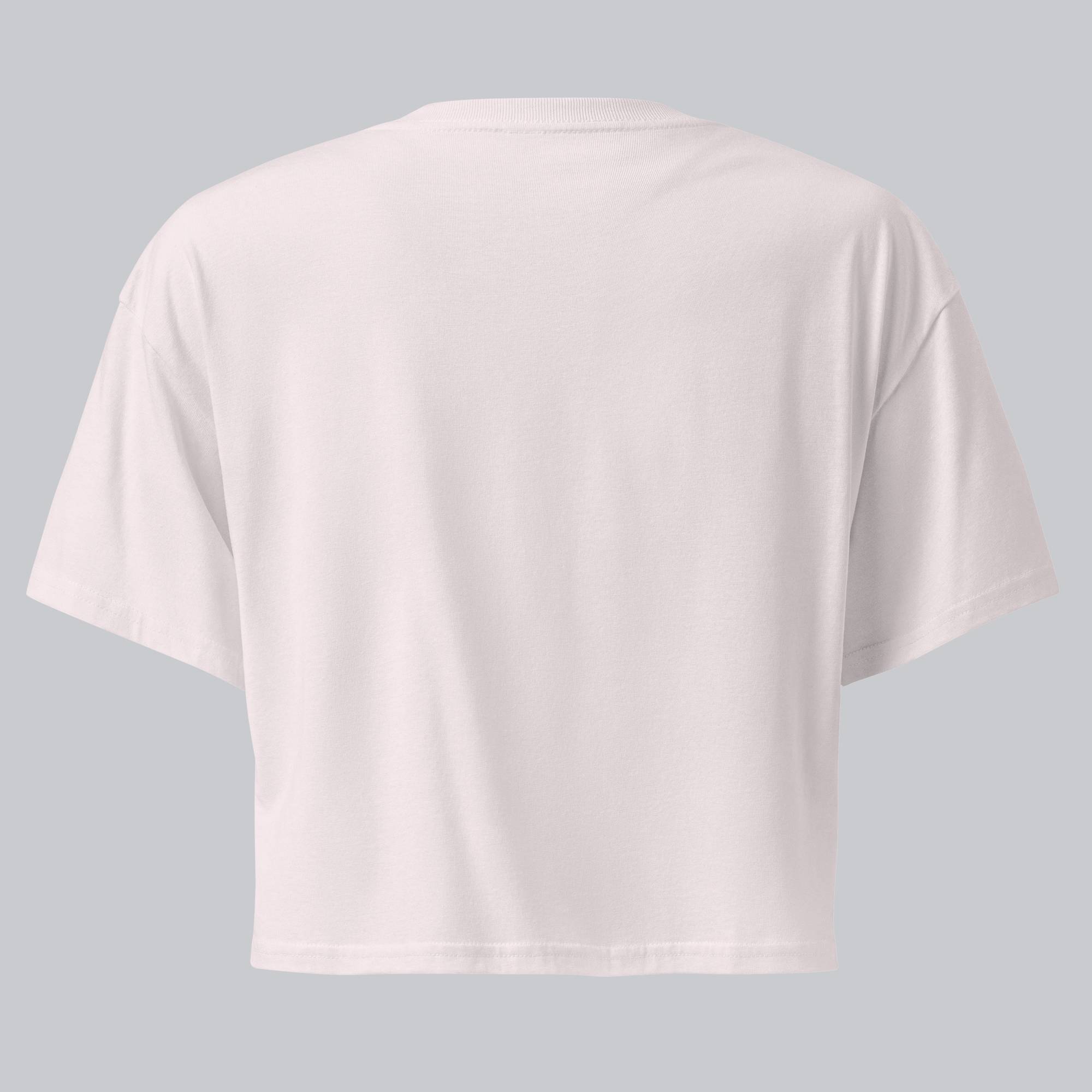 Light Pink Crop Top tshirt with custom Music Code