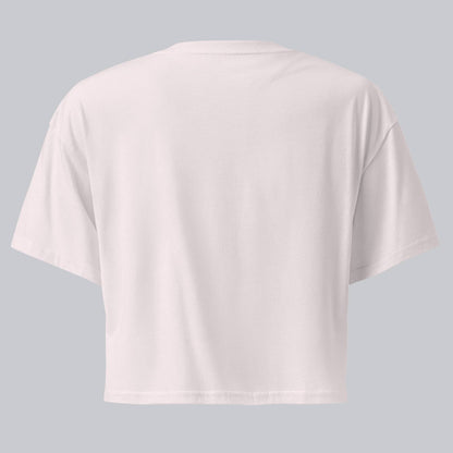 Light Pink Crop Top tshirt with custom Music Code
