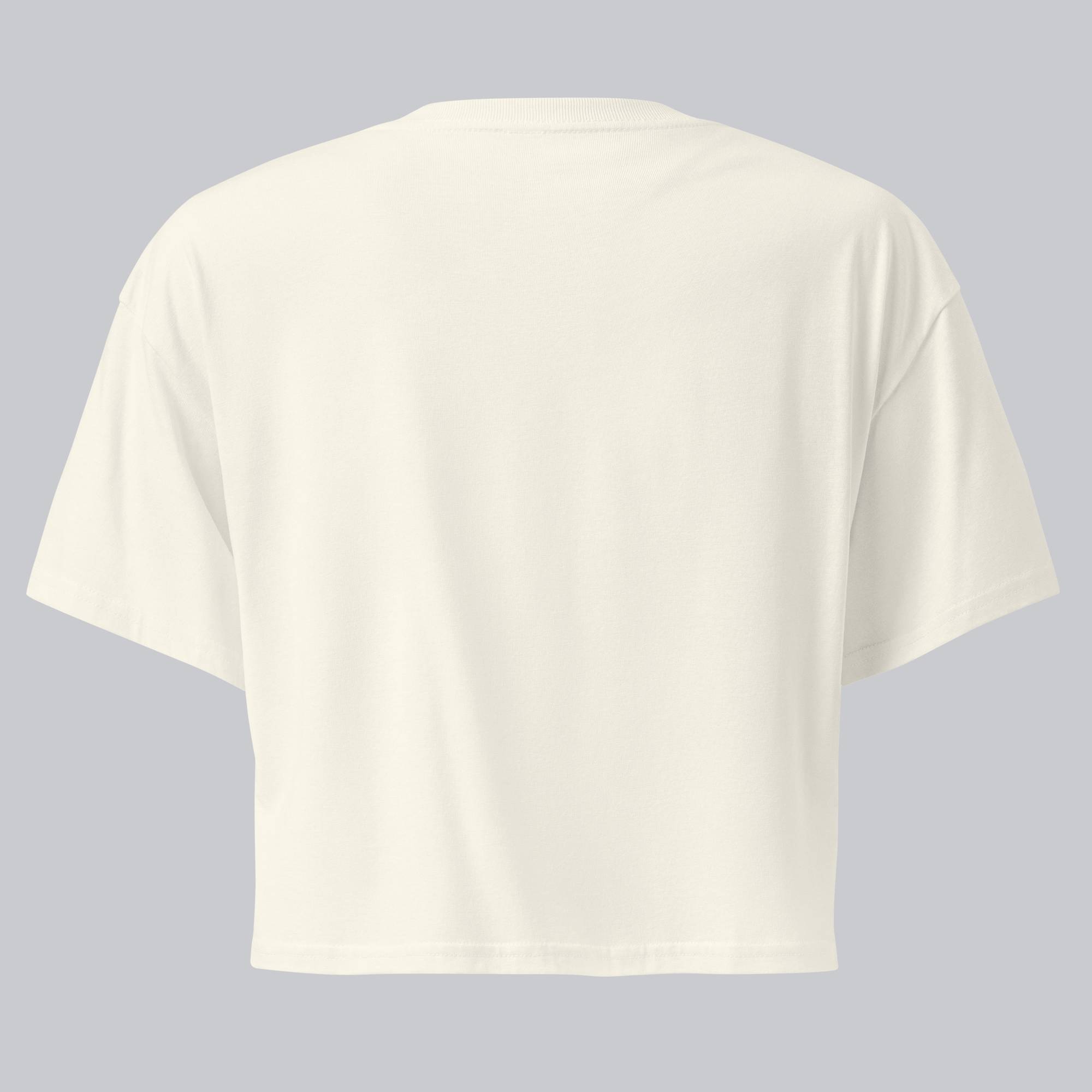 Light yellow Crop Top tshirt with custom Music Code