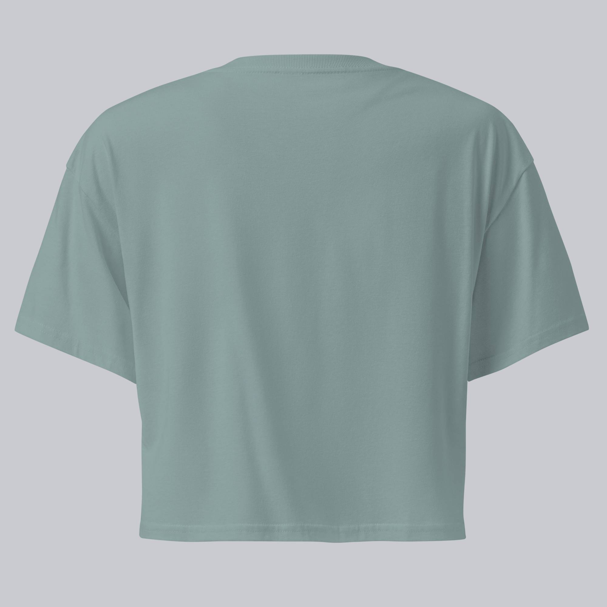 Slate Crop Top tshirt with custom Music Code