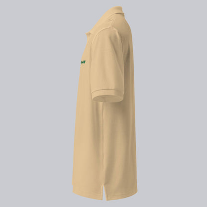 Beige Polo Tshirt with custom Music Code