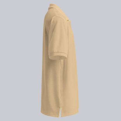 Beige Polo Tshirt with custom Music Code