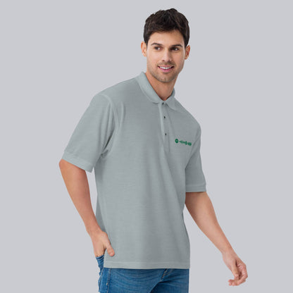 Grey Polo Tshirt with custom Music Code