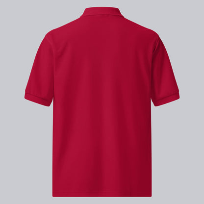 Red Polo Tshirt with custom Music Code