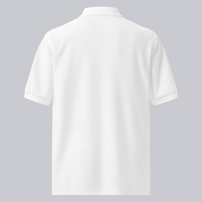 White Polo Tshirt with custom Music Code