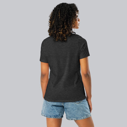 Dark grey Women tshirt with custom music code
