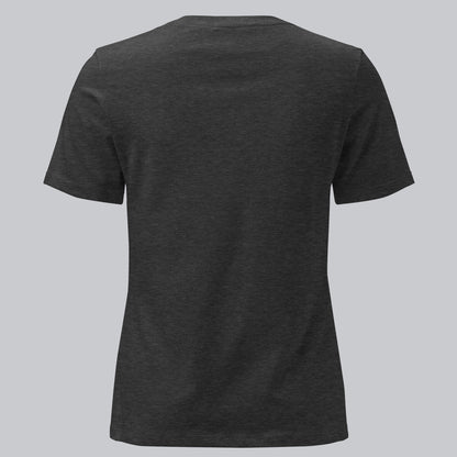 Dark grey Women tshirt with custom music code