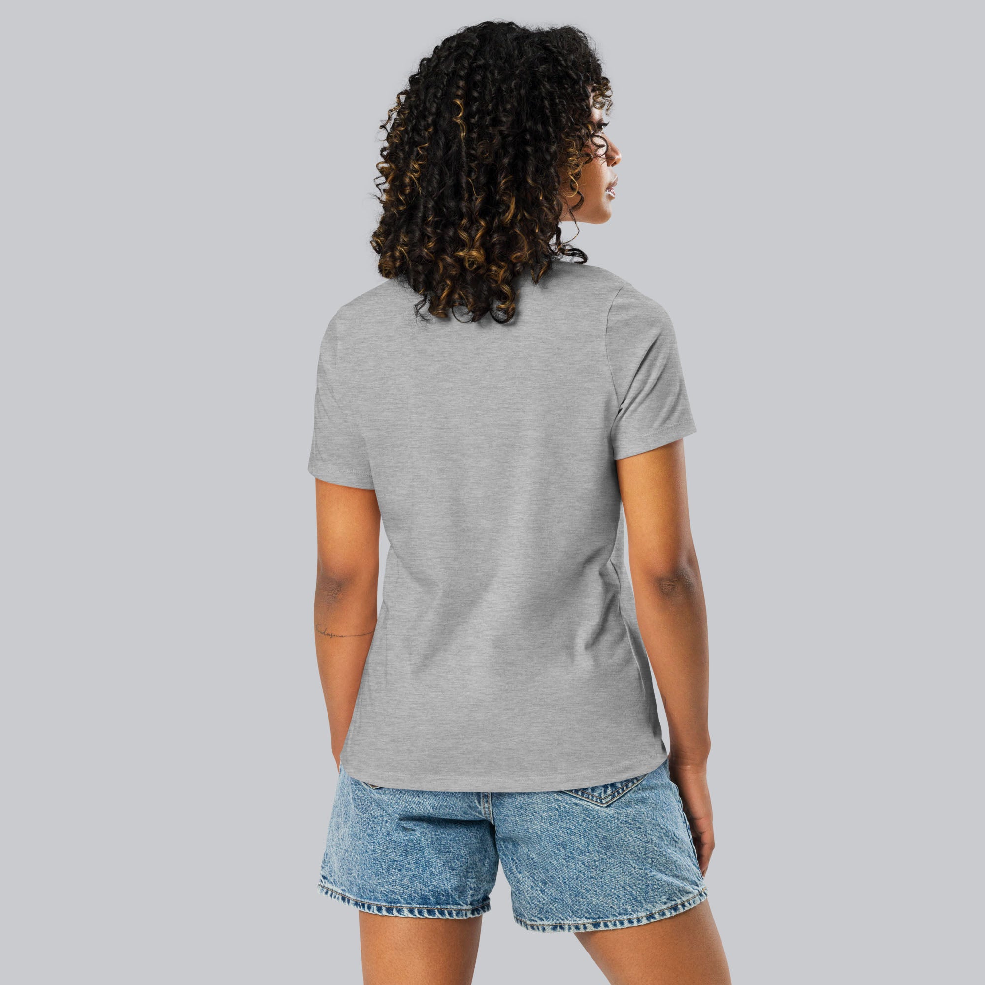 Grey Women tshirt with custom music code