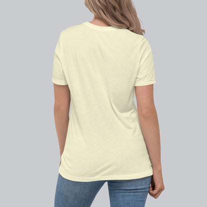 Light yellow Women tshirt with custom music code