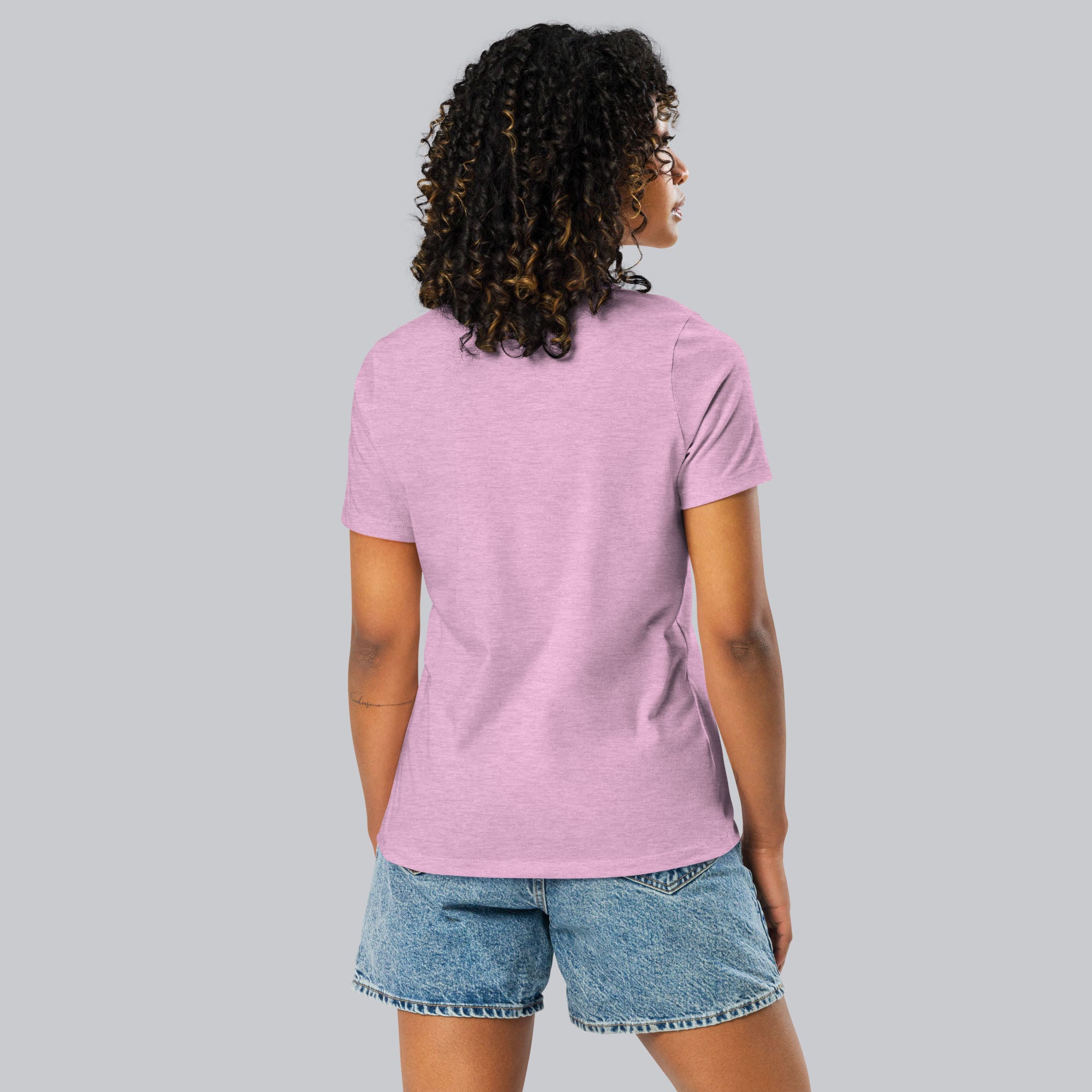 Lilac Women tshirt with custom music code