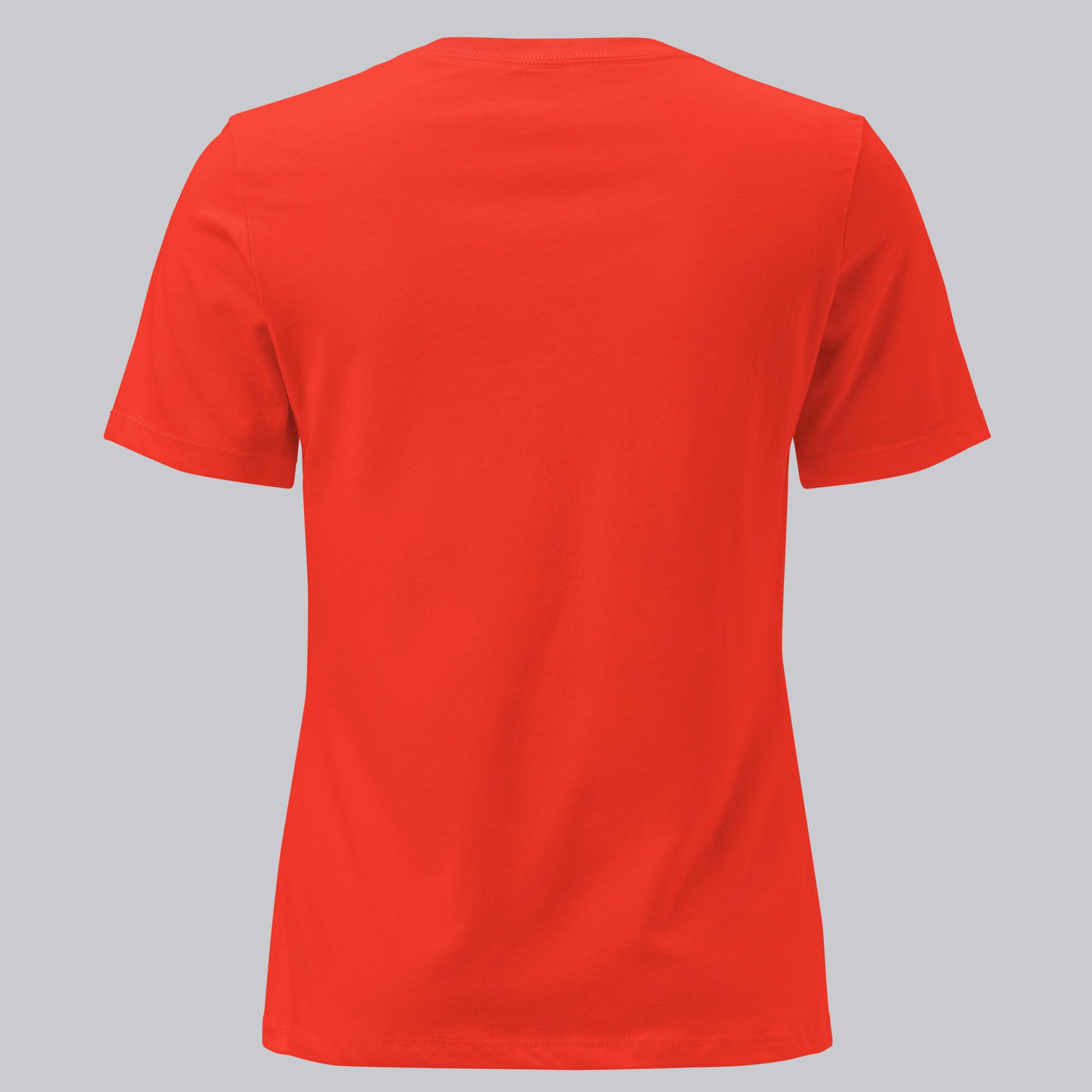 Orange poppy Women tshirt with custom music code