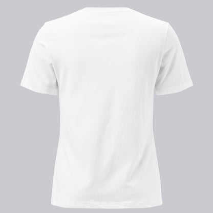 White Women tshirt with custom music code