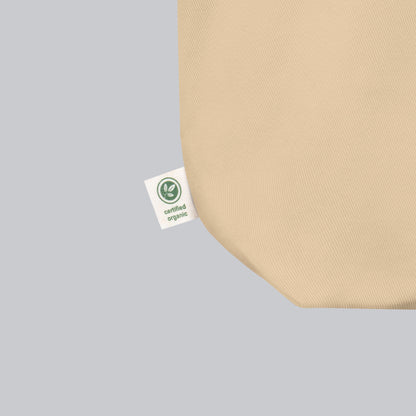 Eco Tote Bag Small Beige with custom Music Code of your favorite song