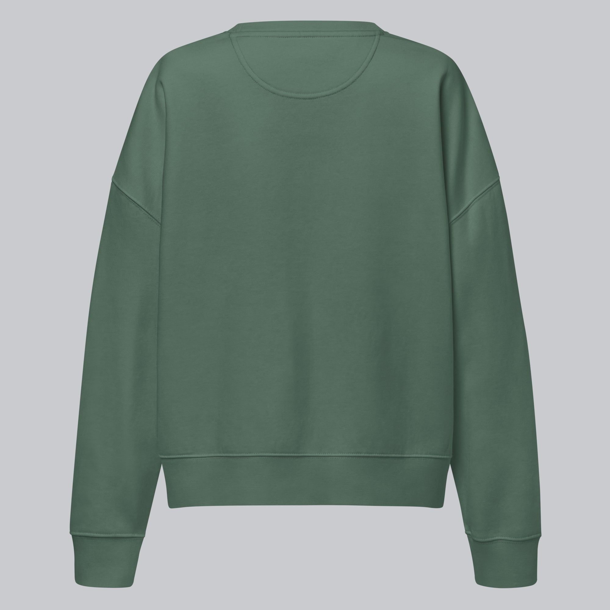Stanly Stella Organic Women Sweathirt Forest Green with embroidered custom Music Code