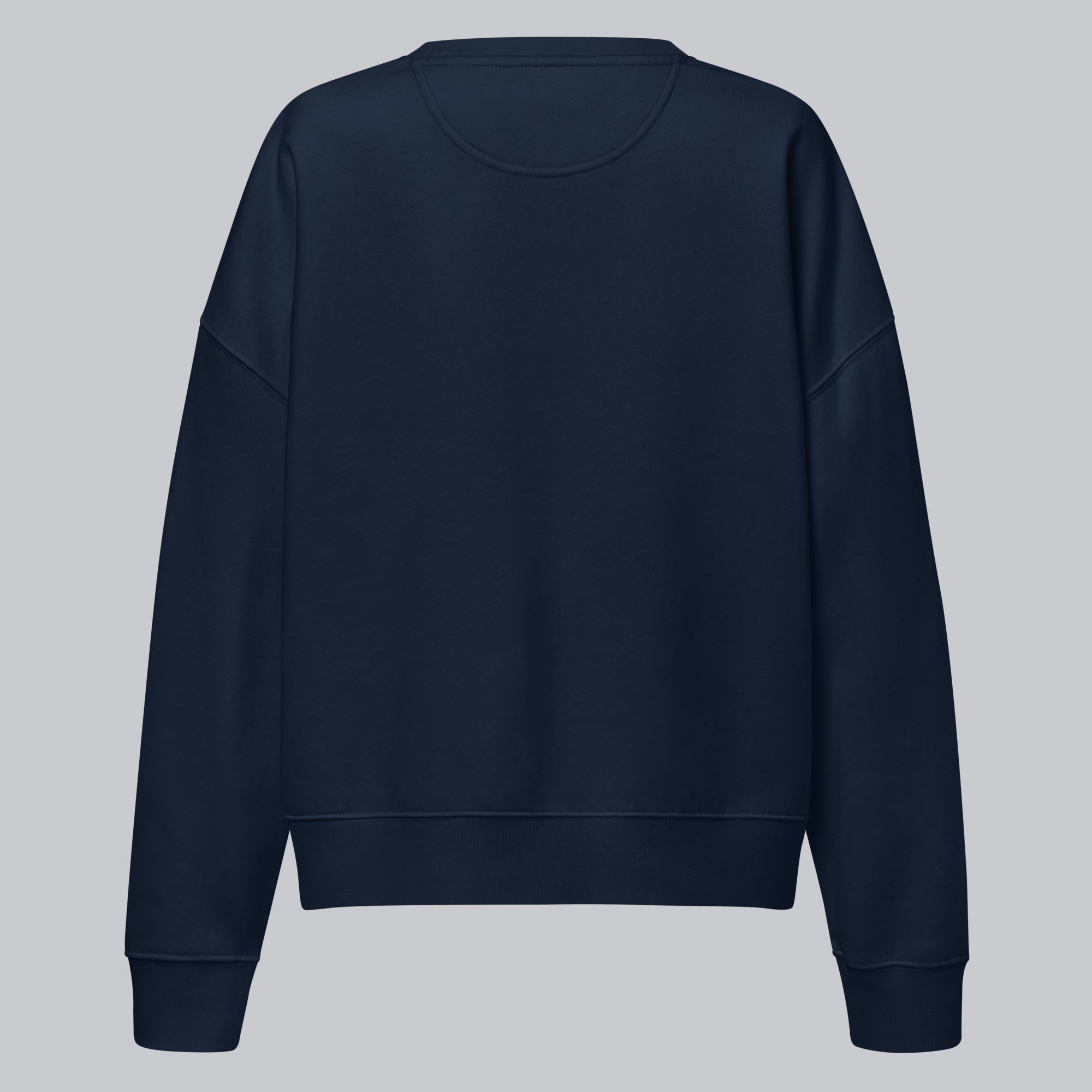 Stanly Stella Organic Women Sweathirt Navy with embroidered custom Music Code