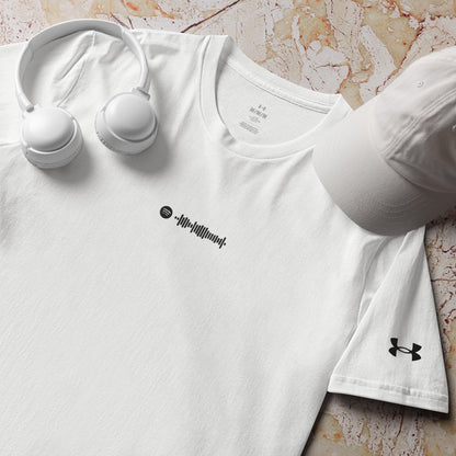 Under Armour Athletic Tshirt with custom Music Code
