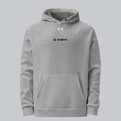 Under Armour Hoodie Grey with Custom Music Code of your favorite song