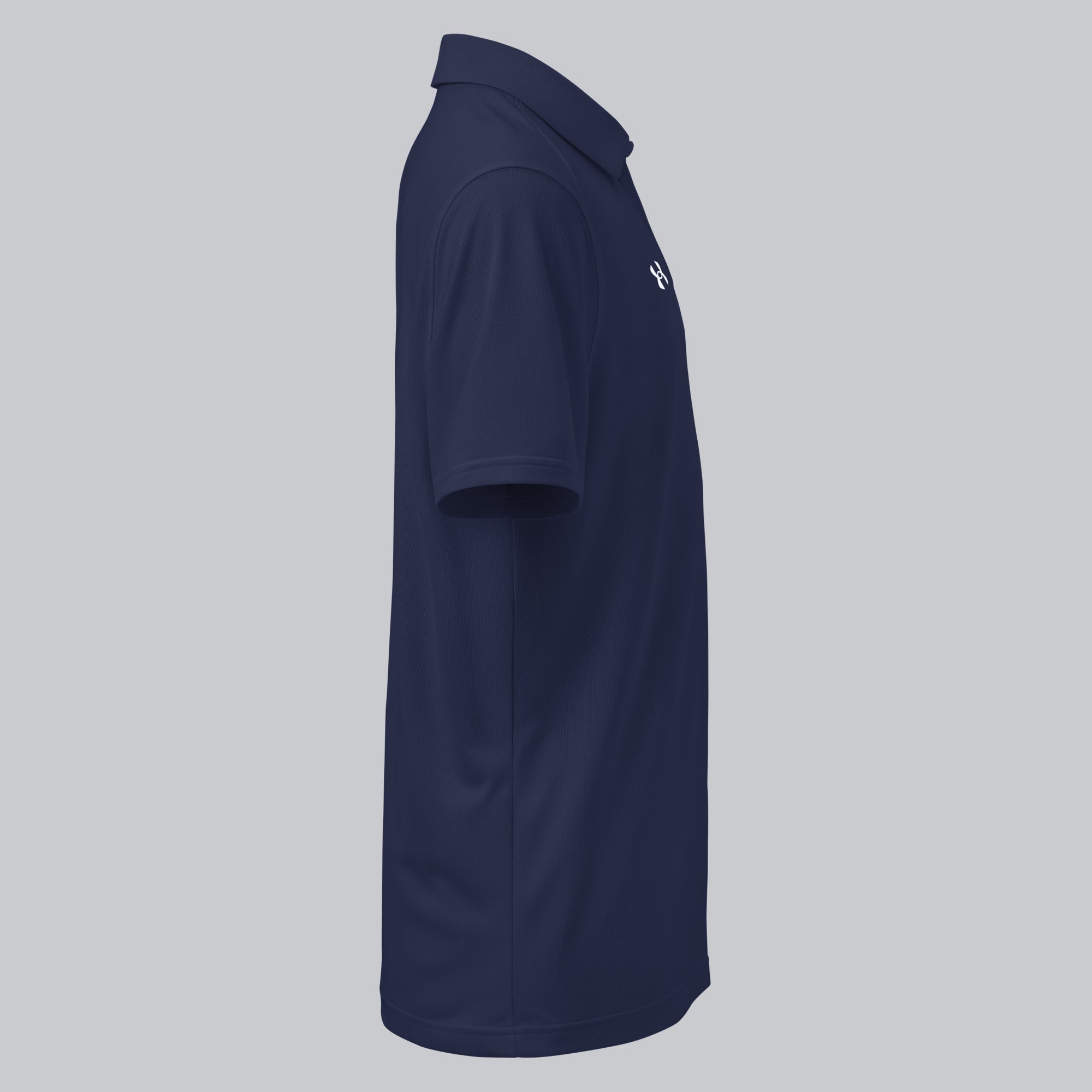 Under Armour Polo Shirt Men Navy with Custom Music Code