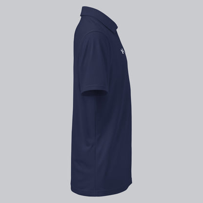 Under Armour Polo Shirt Men Navy with Custom Music Code
