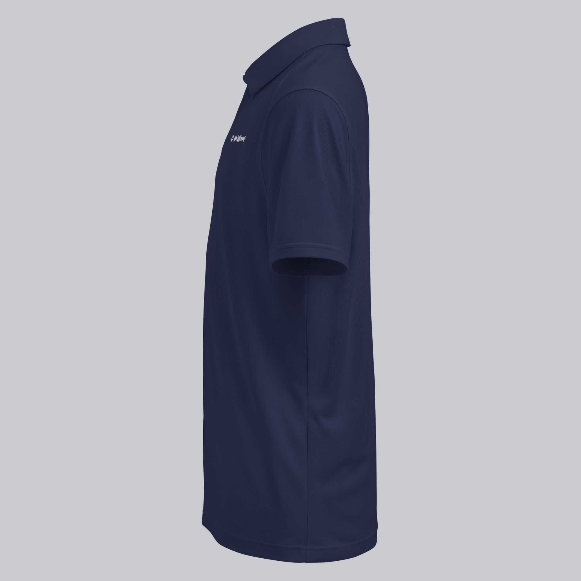 Under Armour Polo Shirt Men Navy with Custom Music Code