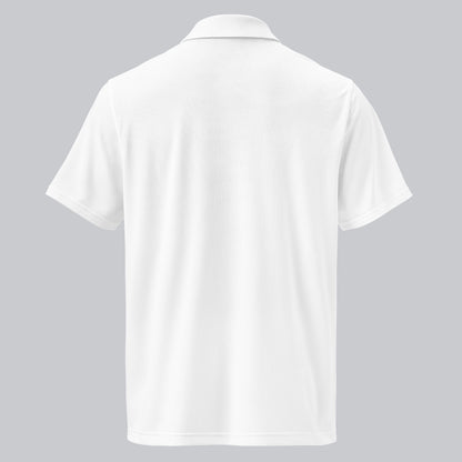 Under Armour Polo Shirt Men White with Custom Music Code