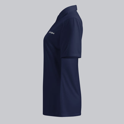 Under Armour Polo Shirt Women Navy with Custom Music Code